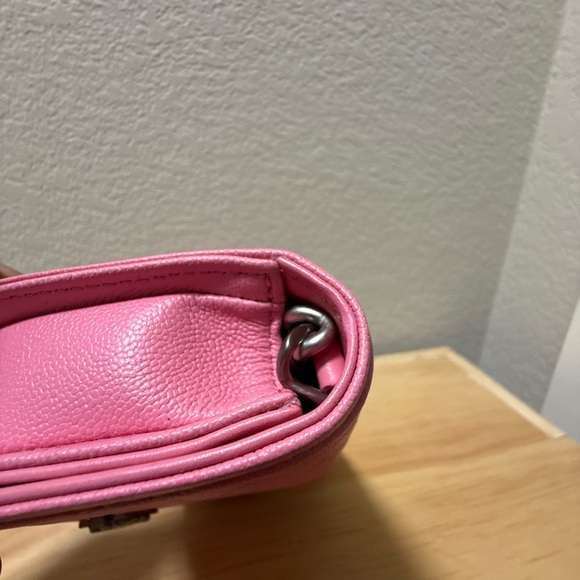 Chanel Boy Pink Quilted Crossbody Bag - Picture 6 of 15